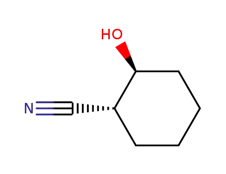 Molecular Structure of 125356-62-9 (Cyclohexanecarbonitrile, 2-hydroxy-, (1R,2S)-)