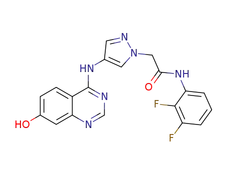 N-(2,3-difluorophenyl)-2-{4-[(7-hydroxyquinazolin-4-yl)amino]-1H-pyrazol-1-yl}acetamide