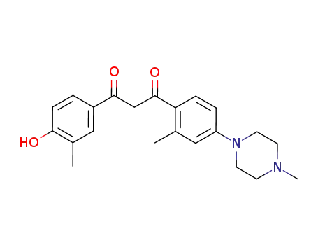 1-(4-hydroxy-3-methylphenyl)-3-(2-methyl-4-(4-methylpiperazin-1-yl)phenyl)propane-1,3-dione