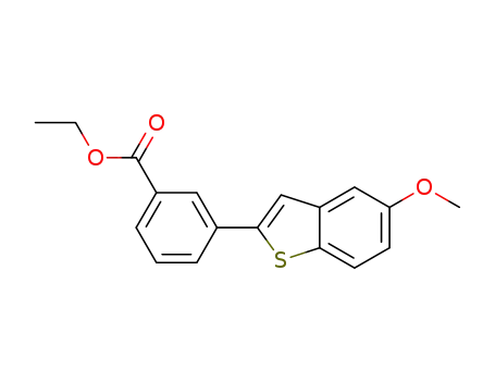 ethyl 3-(5-methyloxy-1-benzothien-2-yl)benzoate