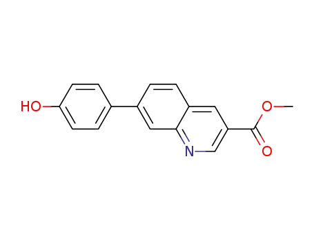 methyl 7-(4-hydroxyphenyl)quinoline-3-carboxylate