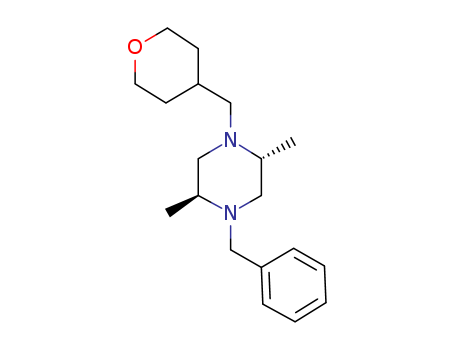 (2S,5R)-1-benzyl-2,5-dimethyl-4-(tetrahydro-2H-pyran-4-ylmethyl)piperazine