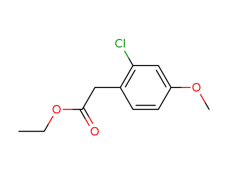 2-chloro-4-methoxyphenylacetic acid ethyl ester