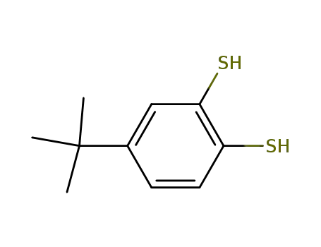 Molecular Structure of 117526-80-4 (4-tert-Butyl-1,2-dimercaptobenzene)