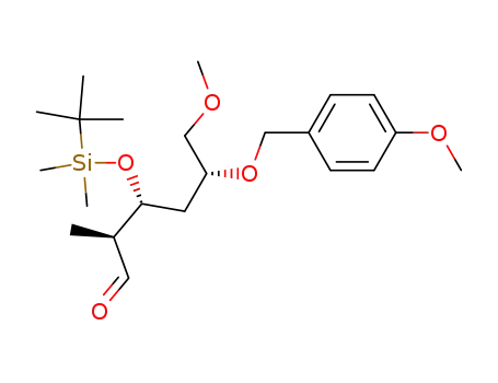 (2S,3R,5R)-3-(tert-Butyl-dimethyl-silanyloxy)-6-methoxy-5-(4-methoxy-benzyloxy)-2-methyl-hexanal