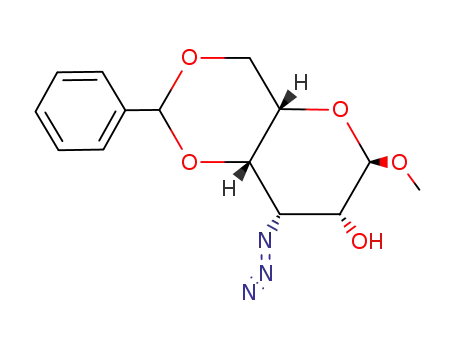 methyl 3-azido-3-deoxy-4,6-O-benzylidene-α-L-talopyranoside