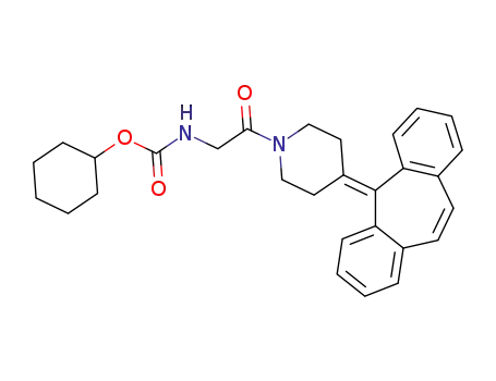 cyclohexyl 2-[4-(5H-dibenzo[a,d][7]annulen-5-ylidene)-1-piperidinyl]-2-oxoethylcarbamate