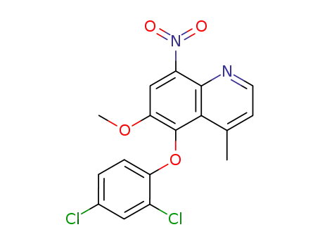 5-(2,4-Dichlorophenoxy)-6-methoxy-4-methyl-8-nitroquinoline