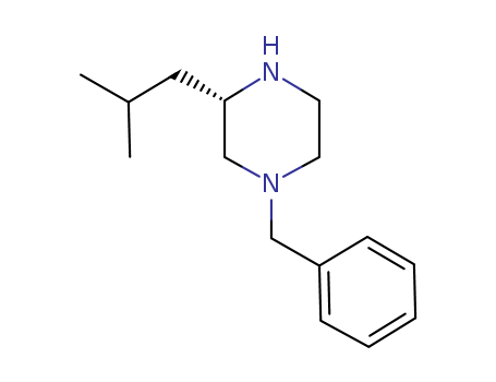 Piperazine,3-(2-methylpropyl)-1-(phenylmethyl)-, (3S)-