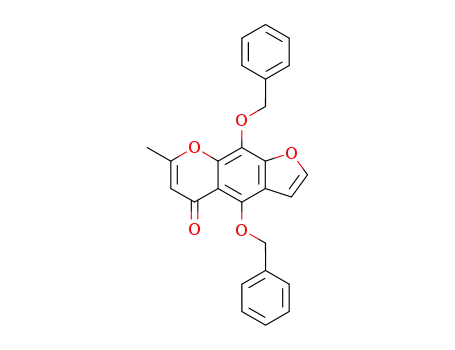 5H-Furo[3,2-g][1]benzopyran-5-one, 7-methyl-4,9-bis(phenylmethoxy)-