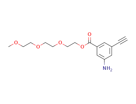 2-[2-(2-methoxyethoxy)ethoxy]ethyl 3-amino-5-ethynylbenzoate