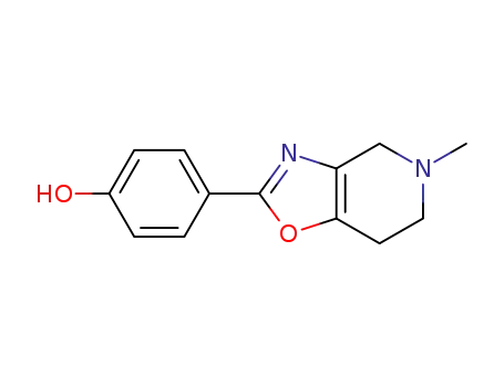 Molecular Structure of 1004764-46-8 (4-(5-methyl-4, 5,6,7-tetrahydro[1,3]oxazolo[4,5-c]pyridin-2-yl)phenol)