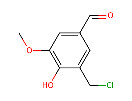 Benzaldehyde, 3-(chloromethyl)-4-hydroxy-5-methoxy-