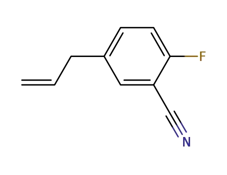 Molecular Structure of 943247-49-2 (3-(3-CYANO-4-FLUOROPHENYL)-1-PROPENE)