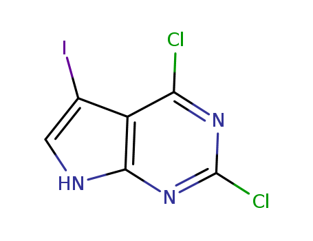 2,4-Dichloro-5-iodo-7H-pyrrolo[2,3-d]pyrimidine 1012785-51-1