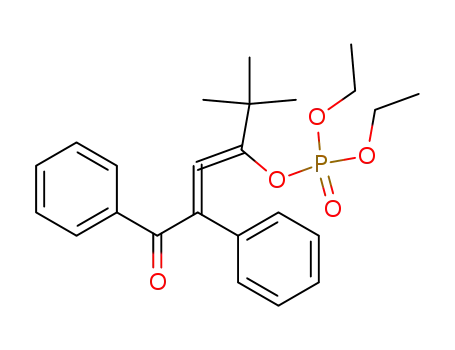phosphoric acid 1-tert-butyl-4-oxo-3,4-diphenyl-buta-1,2-dienyl ester diethyl ester