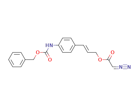 (2E)-3-{4-[((benzyloxy)carbonyl)amino]phenyl}prop-2-enyl diazoacetate