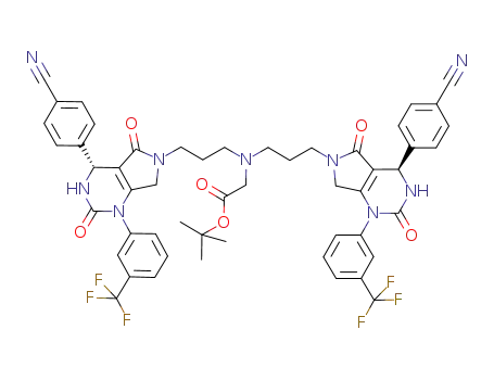 C<sub>52</sub>H<sub>47</sub>F<sub>6</sub>N<sub>9</sub>O<sub>6</sub>