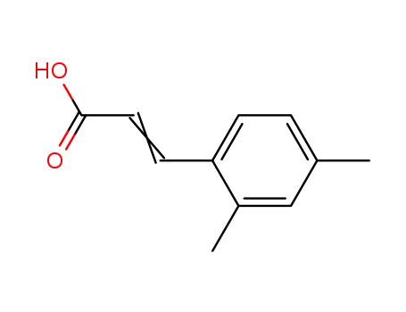 Molecular Structure of 1685-80-9 (2,4-Dimethylcinnamic acid)