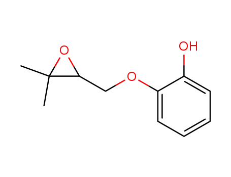 Molecular Structure of 172226-17-4 ((+/-)-2-<(3,3-dimethyloxiranyl)methoxy>phenol)