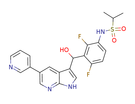 N-(2,4-difluoro-3-(hydroxy(5-(pyridin-3-yl)-1H-pyrrolo[2,3-b]pyridin-3-yl)Methyl)phenyl)propane-2-sulfonaMide
