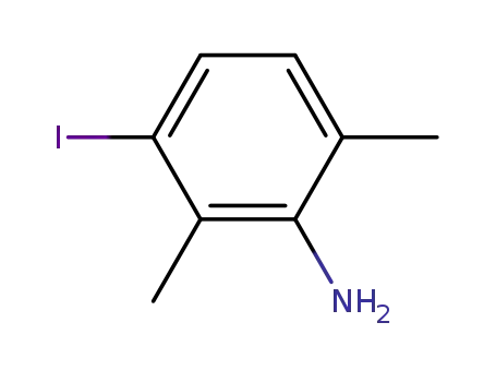 Molecular Structure of 784107-79-5 (3-Iodo-2,6-dimethylaniline)