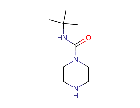 Molecular Structure of 253175-42-7 (1-Piperazinecarboxamide,N-(1,1-dimethylethyl)-(9CI))