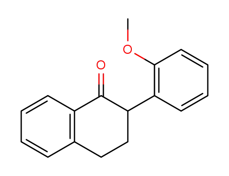 Molecular Structure of 145962-11-4 (1(2H)-Naphthalenone, 3,4-dihydro-2-(2-methoxyphenyl)-)