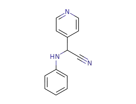 Molecular Structure of 97383-66-9 (PHENYLAMINO-PYRIDIN-4-YL-ACETONITRILE)