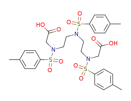 N,N',N-Tris(p-tolylsulfonyl)-3,6,9-triazundecanedioic acid