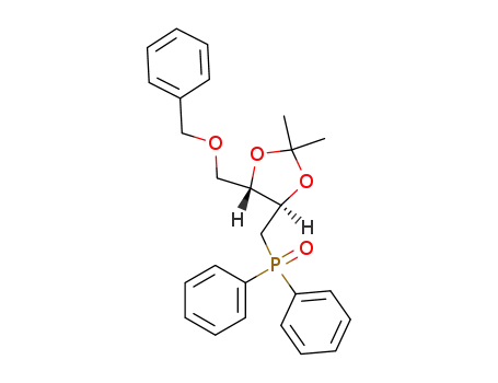 (4S,5R)-4-(benzyloxy)methyl-5-(diphenylphosphinyl)methyl-2,2-dimethyl-1,3-dioxolane