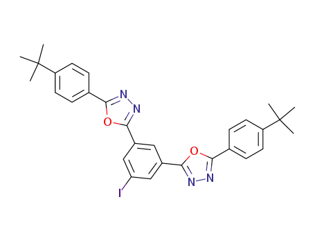1,3,4-Oxadiazole,
2,2'-(5-iodo-1,3-phenylene)bis[5-[4-(1,1-dimethylethyl)phenyl]-