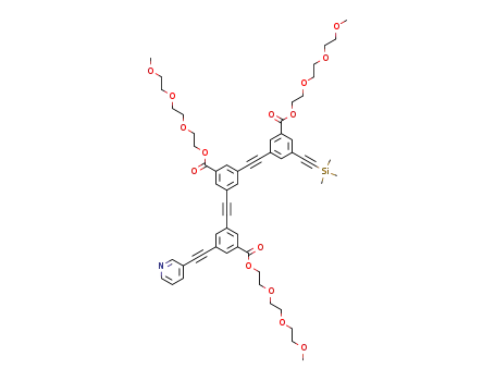 3-ethynylpyridine-((C<sub>6</sub>H<sub>3</sub>(COO-Tg)-CC)3-trimethylsilyl