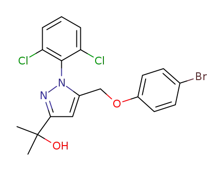 2-[5-(4-bromophenoxymethyl)-1-(2,6-dichlorophenyl)-1H-pyrazol-3-yl]-propan-2-ol