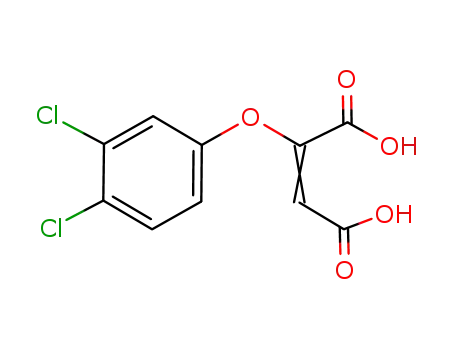 Molecular Structure of 638192-22-0 (2-Butenedioic acid, 2-(3,4-dichlorophenoxy)-)