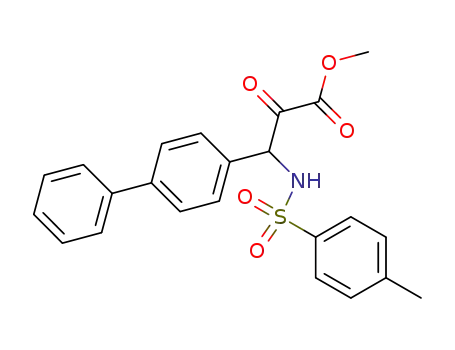 3-biphenyl-4-yl-2-oxo-3-(toluene-4-sulfonylamino)-propionic acid methyl ester