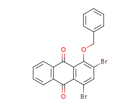 1-(benzyloxy)-2,4-dibromoanthracene-9,10-dione