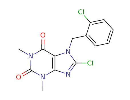 1H-Purine-2,6-dione, 8-chloro-7-[(2-chlorophenyl)methyl]-3,7-dihydro-1,3-dimethyl-