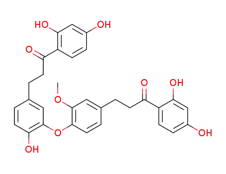 1-Propanone,
1-(2,4-dihydroxyphenyl)-3-[4-[5-[3-(2,4-dihydroxyphenyl)-3-oxopropyl]-2-
hydroxyphenoxy]-3-methoxyphenyl]-