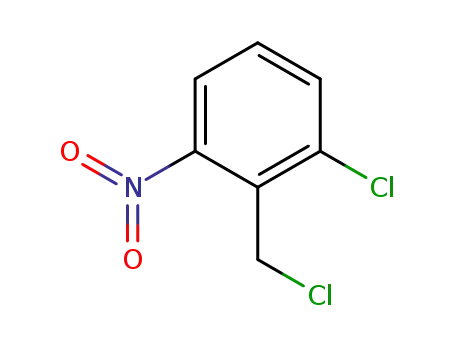 Molecular Structure of 15258-72-7 (2-Chloro-6-nitrobenzyl chloride)