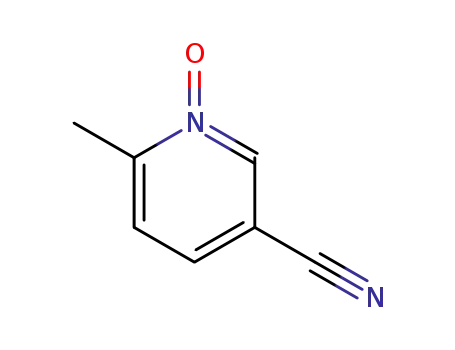 Molecular Structure of 31795-59-2 (3-Pyridinecarbonitrile, 6-methyl-, 1-oxide)