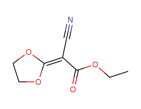 Ethyl 2-cyano-2-(1,3-dioxolan-2-yliden)acetate