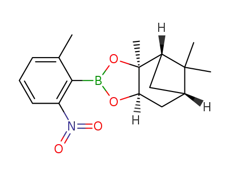 Molecular Structure of 616227-10-2 (2-nitro-6-methylphenylboronic acid (+)-pinanediol ester)
