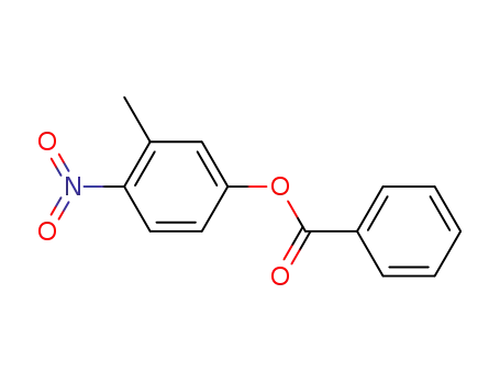 Molecular Structure of 1027314-82-4 (3-Methyl-4-nitrophenyl benzoate)