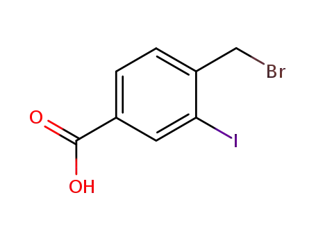Benzoic acid, 4-(bromomethyl)-3-iodo-