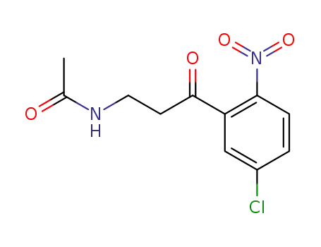 Acetamide, N-[3-(5-chloro-2-nitrophenyl)-3-oxopropyl]-