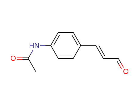 Acetanilide,  4-(2-formylvinyl)-  (5CI)