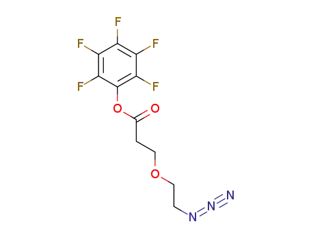 Molecular Structure of 1807505-32-3 (Azido-PEG1-PFP ester)