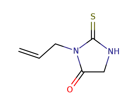 Molecular Structure of 2010-16-4 (1-Allyl-2-thioxoimidazolidine-5-one)