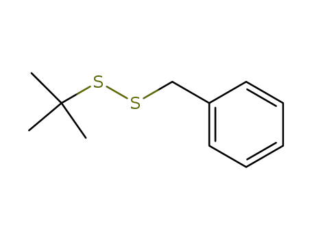 Molecular Structure of 33663-80-8 (Disulfide, 1,1-dimethylethyl phenylmethyl)